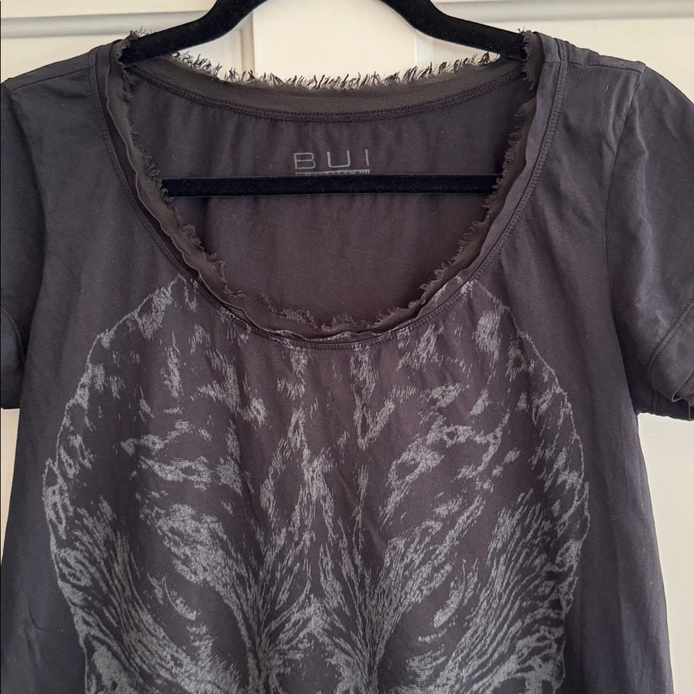 Barbara Bui Black Graphic Top - Picture 2 of 16